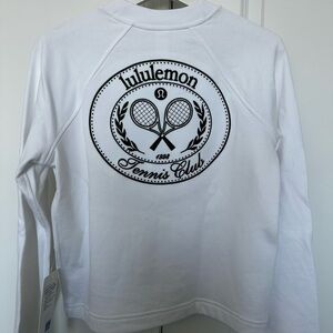 lululemon athletica White Tennis Club Sweatshirt